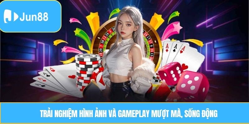 Vì sao game thủ yêu thích trải nghiệm tại sảnh Casino JUN88?