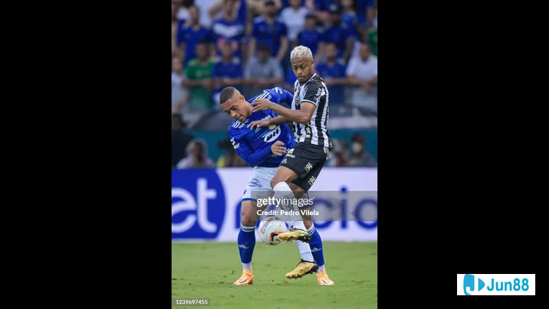 Cruzeiro vs Atletico football match action photo