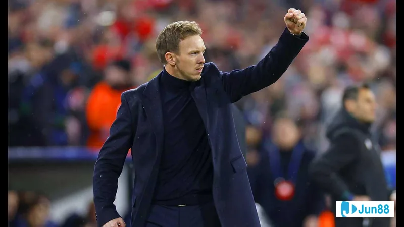 HLV Julian Nagelsmann dẫn dắt đội tuyển Đức trong trận đấu