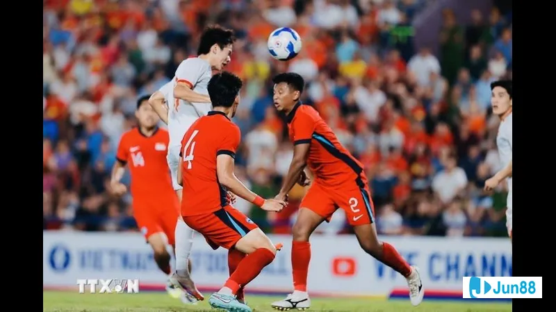 Đội U23 Bangladesh thi đấu trước U23 Singapore vào lúc 16h00 ngày